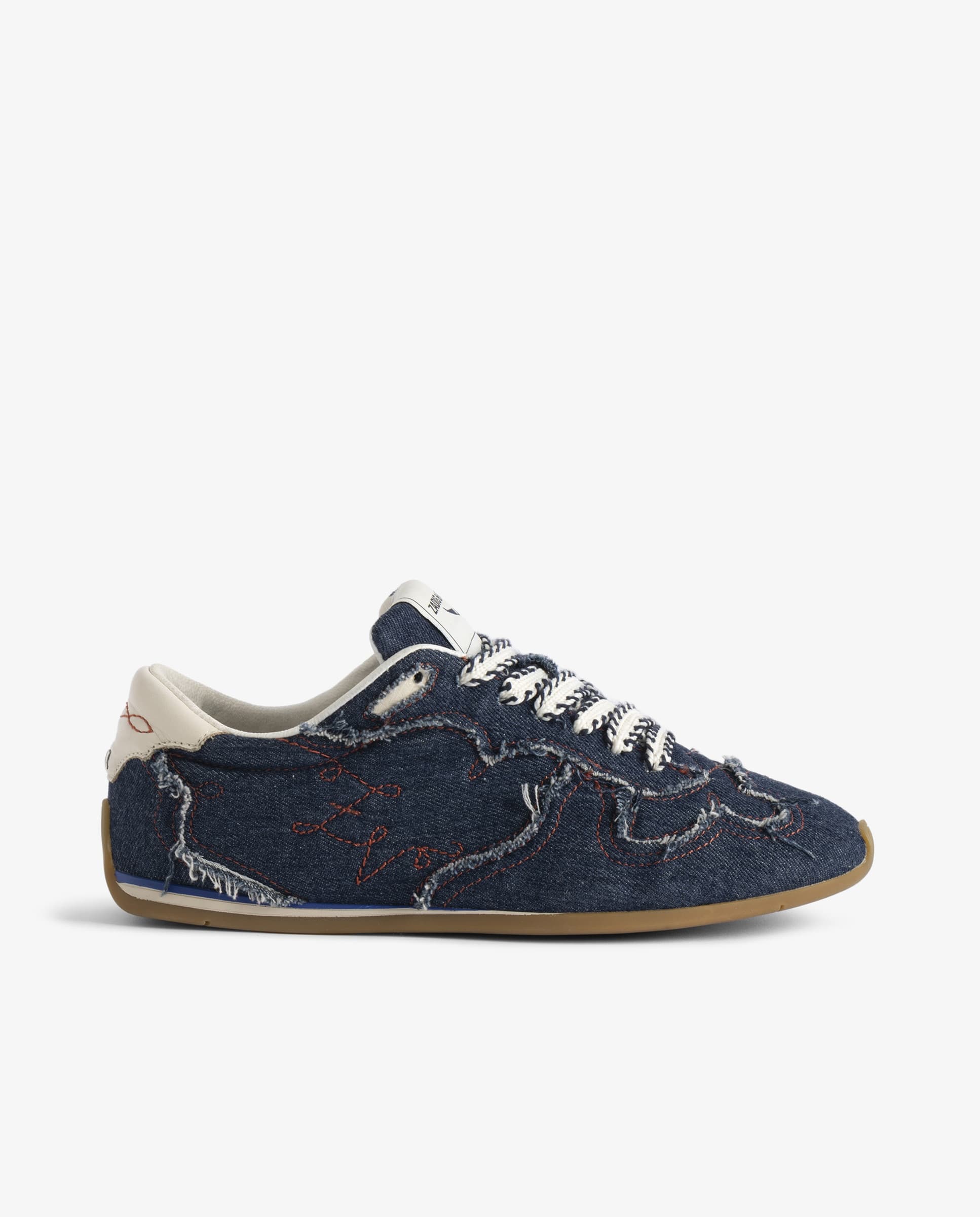 Zadig & Voltaire Zapatillas básicas de tejido denim