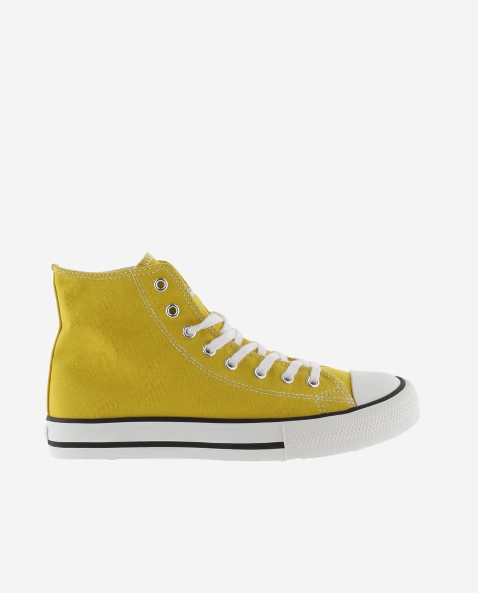 Victoria Zapatillas básicas altas de lona con puntera