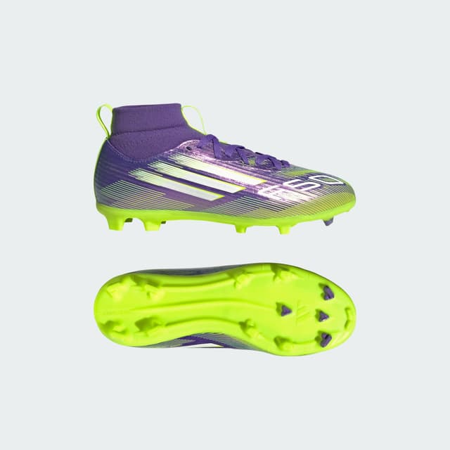 Adidas F50 League Mid para césped natural seco multisuperficie (infantil)