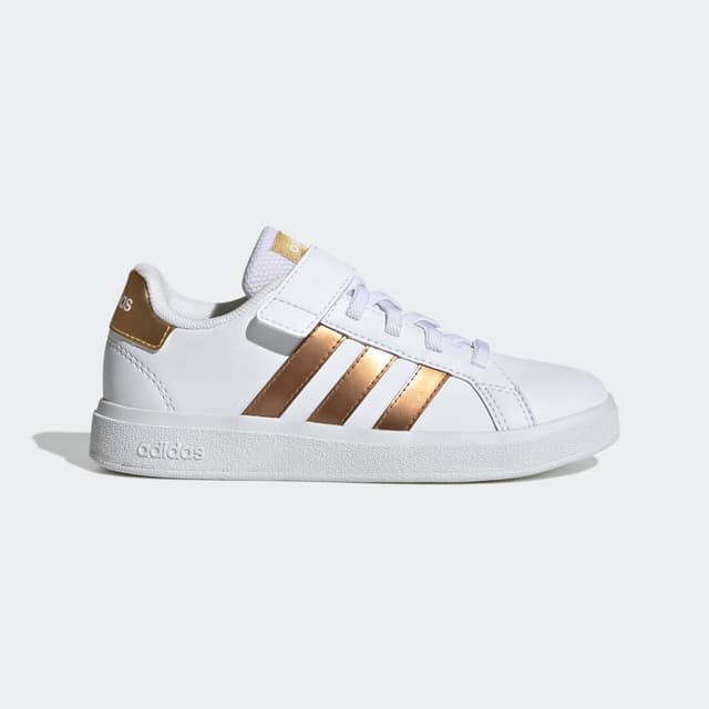 Adidas Grand Court Sustainable Lifestyle Court Elastic Lace and Top Strap